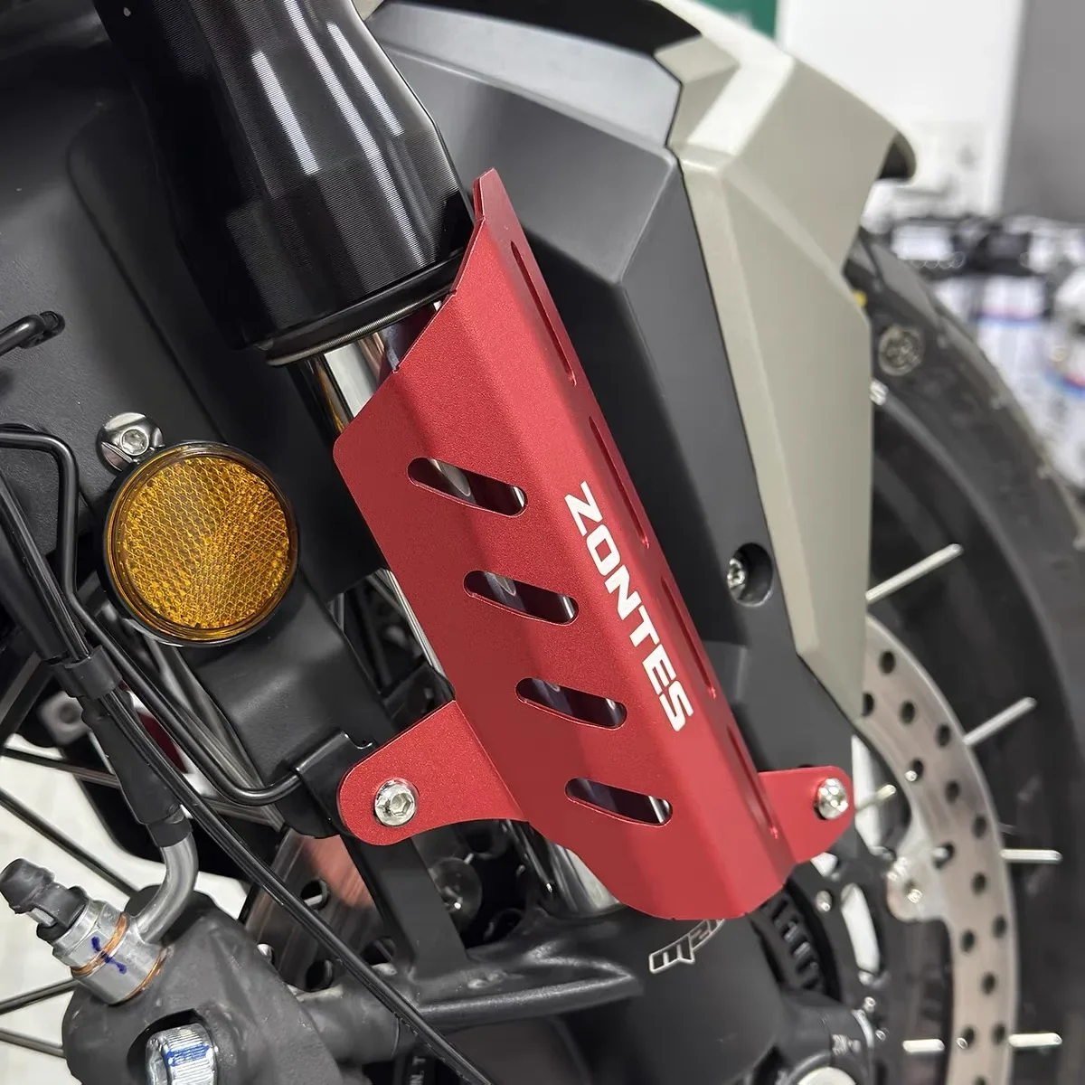 【Precise Fit】FOR ZONTES 368G Modified Front Shock Absorber Cover, Alum Alloy Protective Cover, Mudguard, Fork Decorative Cover