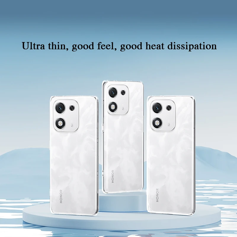 لينة شفافة سيليكون رقيقة ضوء الحالات الهاتف ل HonorX70i الشرف X70i 5G 6.7 "كاميرا واقية واضح غطاء خلفي من البولي يوريثان الإسكان #4