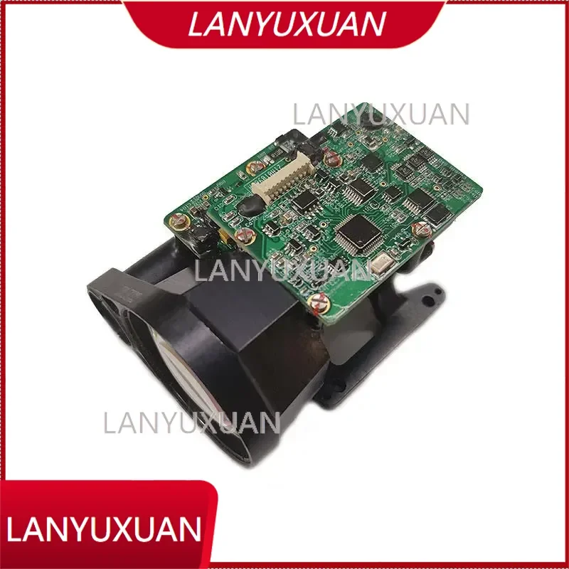 Bilateral Distance Sensor RS422 Anti-Drone Pod Measurement 25mm Receiving Aperture 8km Rangefinder Module From