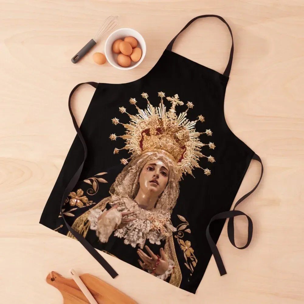 

Virgin Mary Mother Mary Madonna Apron for home useful pieces Customizable Salon Apron