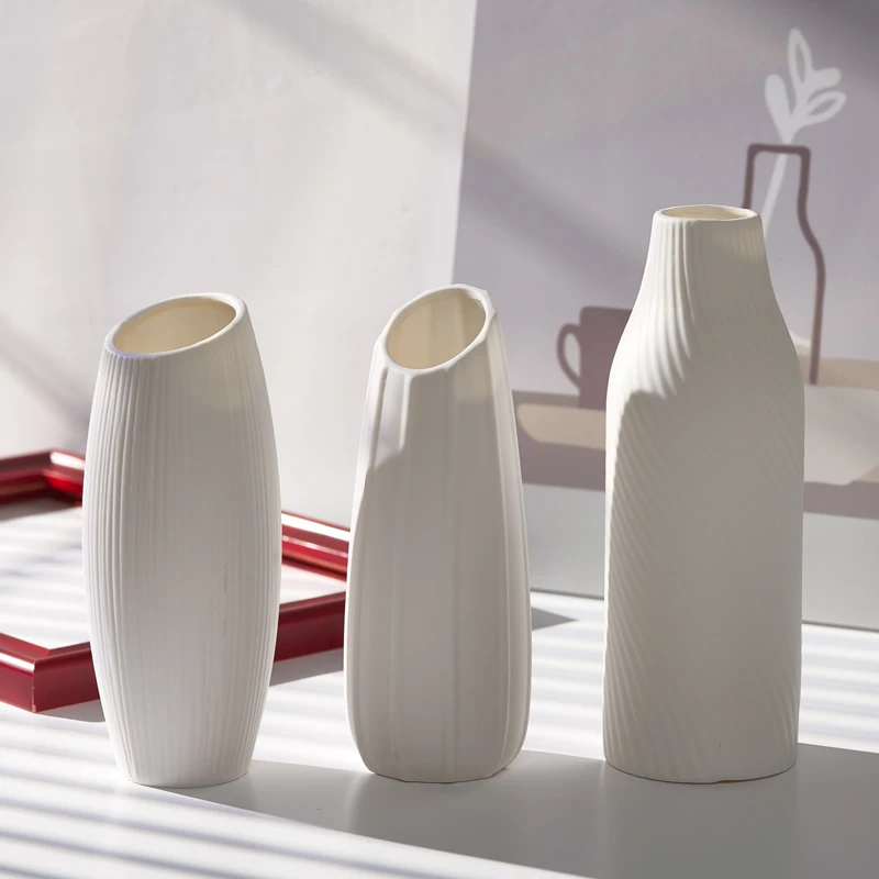 

Ceramic vase - Nordic dried flower decorative piece - Creative home flower arrangement vessel - Full star design