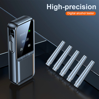 High precision dual-mode Digital Alcohol Breath Tester Accurate LCD Display Portable Breathalyzer Drunk Driving Analyzer