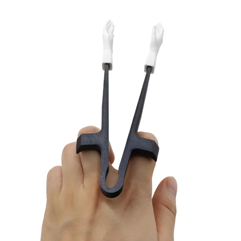 1Pcs Finger Chopsticks Game Player Snack Chopstick Plastic Game Finger Cover Game Controller Training Learning Chopsticks