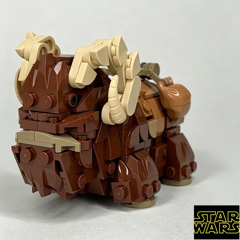 336-piezas-moc-bantha-v2-minifigura-de-companero-de-cazador-tusken-a-escala-ideas-creativas-juguete-infantil-regalo-de-navidad-bloques-de-construccion