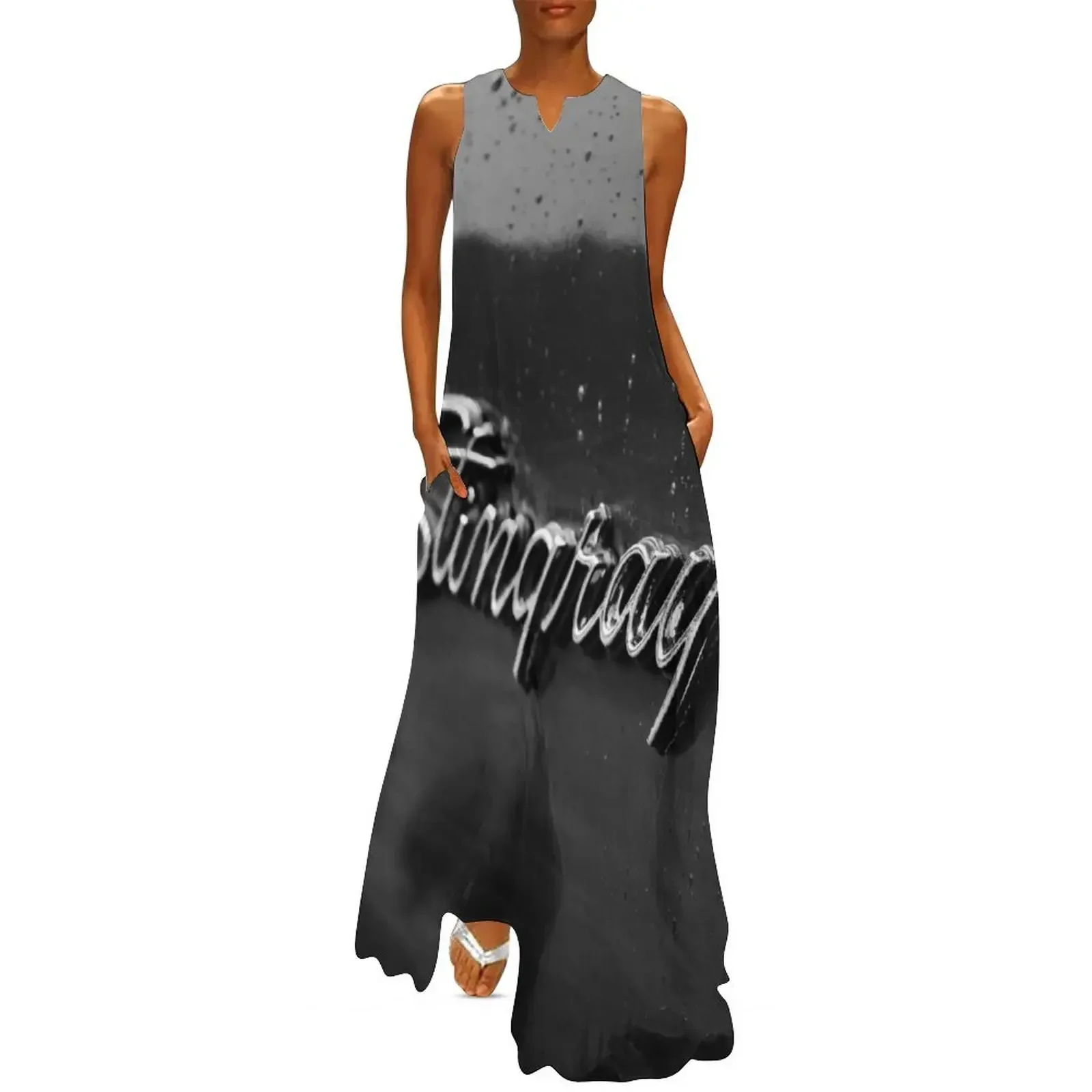 

stingray, black and white Long Dress festival outfit women women's summer dresses 2025 Dress