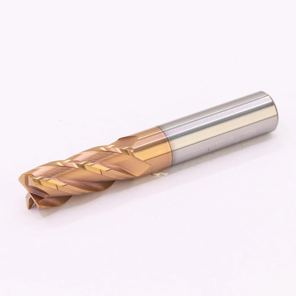 Maifix 4 Flut 55 Dgree CNC Carbide Flat End Mill Tungsten Cutter Metal Steel Machining Tool Face Square Router HRC55