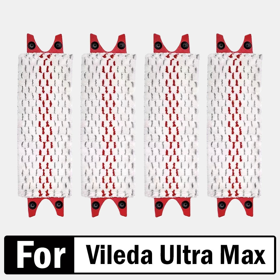 For Vileda Ultra Max Microfibre Floor Mop Pads Replacement Flat Mop Cloth Quick Drying Machine Washable Reusable Cleaning Tools