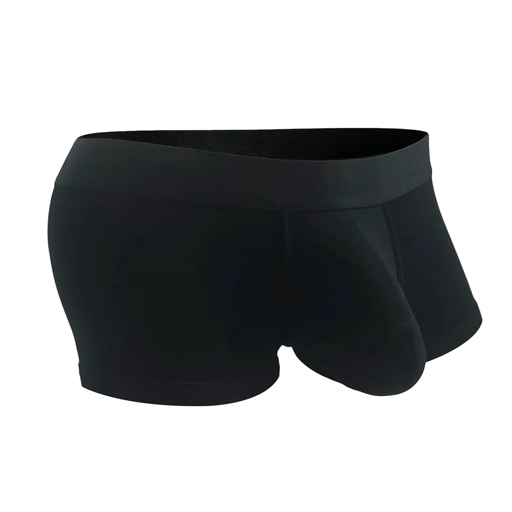 Men Blend Cotton Boxer Shorts With Big Pouch U Shaped Wide Waistband Breathable Underpants For Daily Sleepwear Sports Comfortabl
