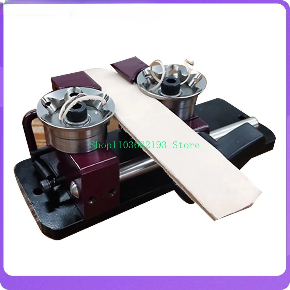 

DIY Edge Band Trimming Machine Leather Edge Band Bevelling Machine Desktopl Leather Trimming Machine Belt Edge Trimming and Peel