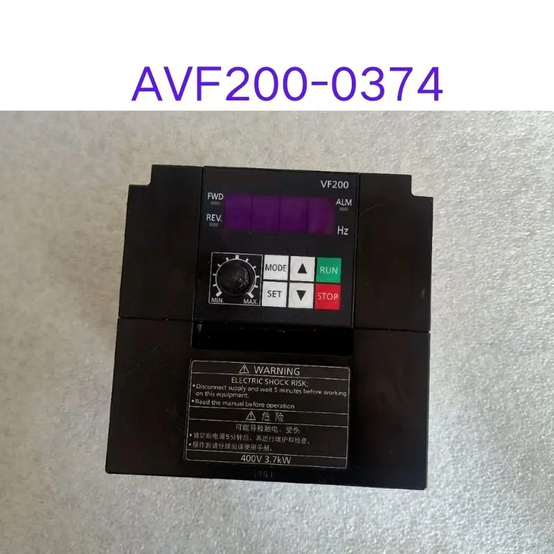 

Used AVF200-0374 inverter 3.7KW Test OK Fast Shipping