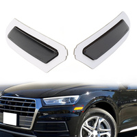 Black Car Front Bumper Reflector Indicator Side Marker Turn Signal Light For Audi Q5 SQ5 2018 2019 2020 US Standard Model Only