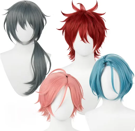 Ensemble Stars ES Crazy B Cosplay Wig Shiina Niki Amagi Rinne Oukawa Kohaku HIMERU Anime Heat Resistance Halloween Party Wigs