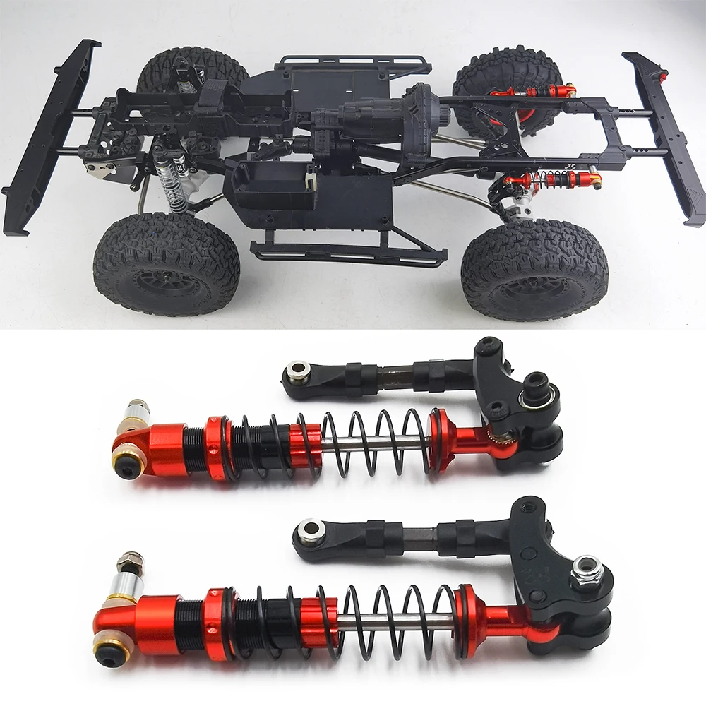 AXSPEED RC Car Cantilever Suspension Shock Kit for 1/10 RC Crawler Axial SCX10 90047 90046 TRX4 4WD Upgrade Parts