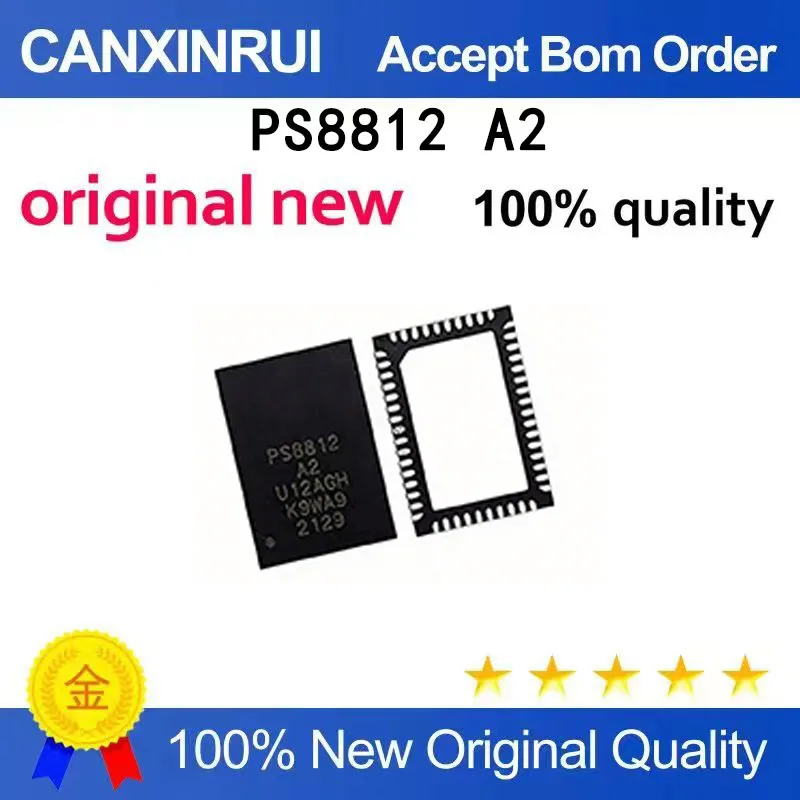 (5-100 pieces)PS8812 A2 PS8812 A3 PS8812QFN52GTR-A2/A3 QFN packaged chip