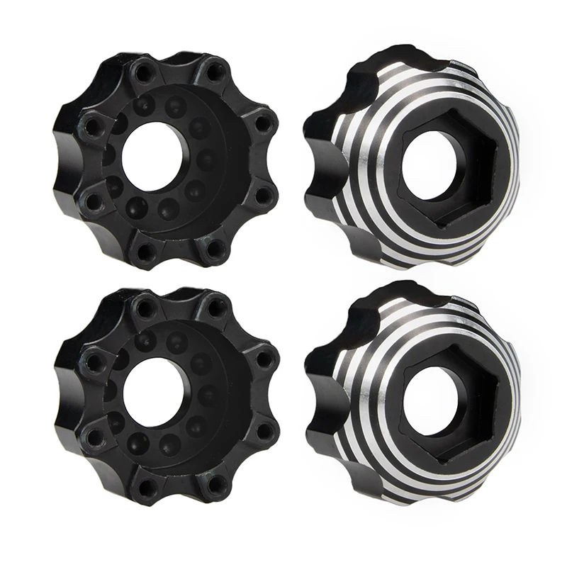 Adattatore esagonale per ruota metallica per pneumatici da 4 pezzi da 3,8 pollici da 8x32 a 17 mm PRO 635300   per parti di aggiornamento dei pneumatici delle ruote serie PL Proline da 1/8 da 3,8 pollici