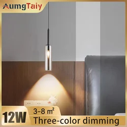 Nordic Minimalist Ceiling Glass LED Chandelier Living Room Bar Counter Bedroom Bedside Pendant Lamp Home Decor Lighting Fixtures