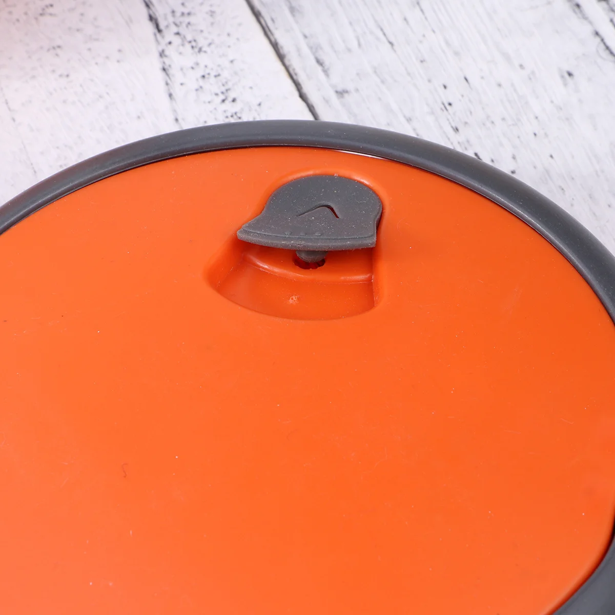 

Insulated Lunch Box Stainless Steel Three Tiers Thermal Food Storage Containers Orange Compact Design Practical