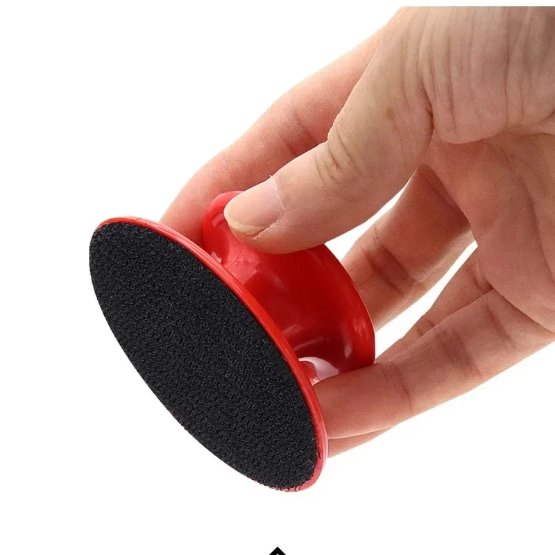 4 Inch Car Wax Applicator Pads Set with Red Handle Soft Sponge Applicators Foam Wax Pad for Polishing and Cleaning Cars