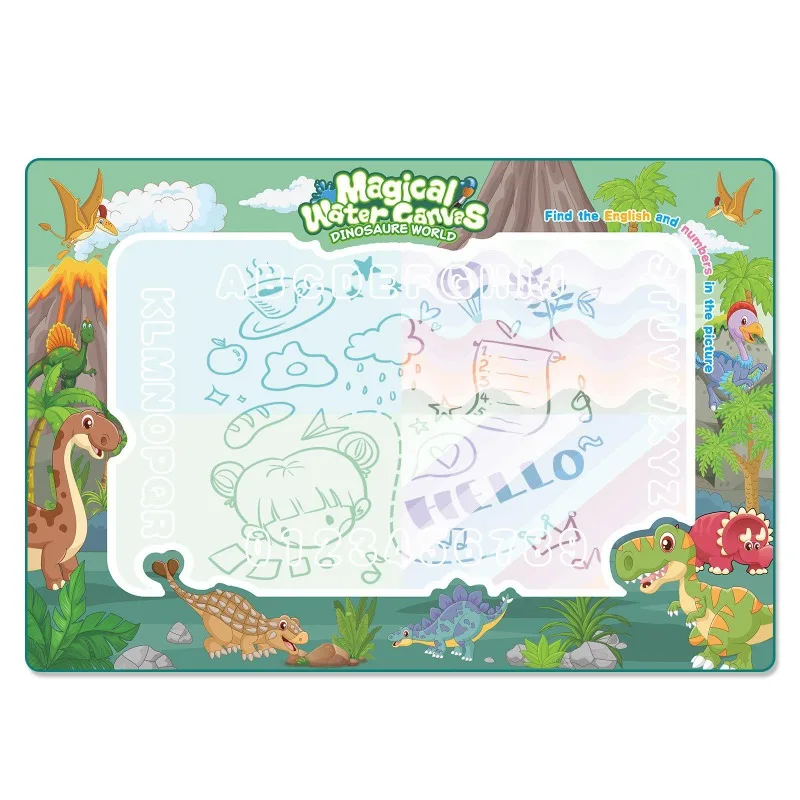 Magisch watercanvas Magische leerdeken Schrijfdoek Kinderschilderij Oversized transparante waterepeer Doodle