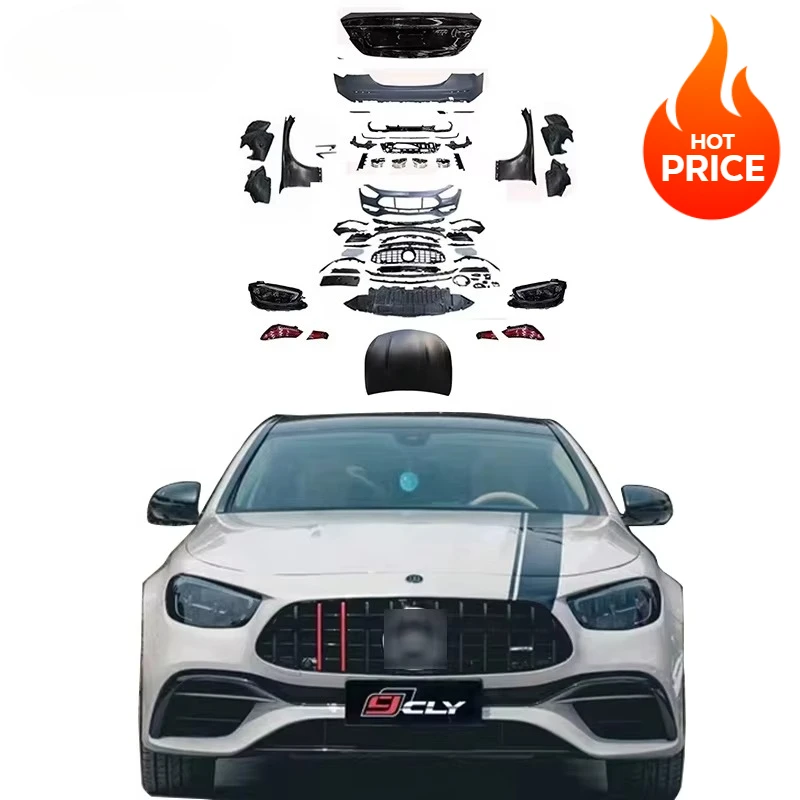 2016-2022 Benz E-Klasse W213 Oud tot nieuwe E63 bodykits - Bumper, kap, koplamp en achterlicht |   UPGRADE-ONDERDELEN BEPERKTE TIJD AANBIEDING