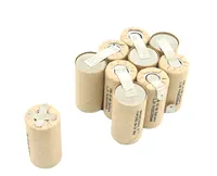 Ni-Cd Sub C SC 12V 1500mAh Powertools Rechargeable Battery DIY PRACTYL KD512-1120 Cell 10SN P80