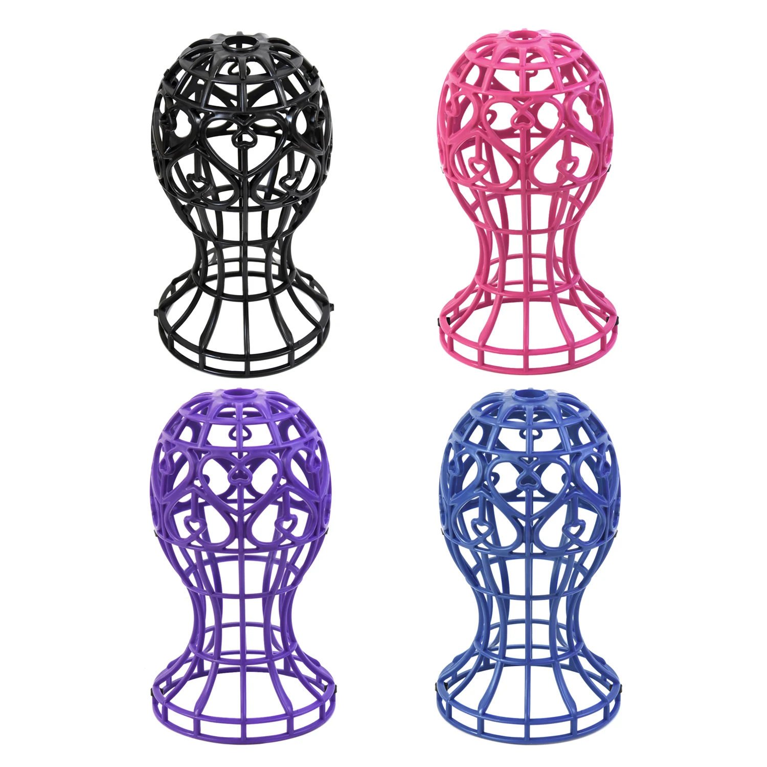 

1Pc Wig Stand Cap Hat Display Holder Foldable 4 Colors Optional Wig Head Stand Wig Accessories