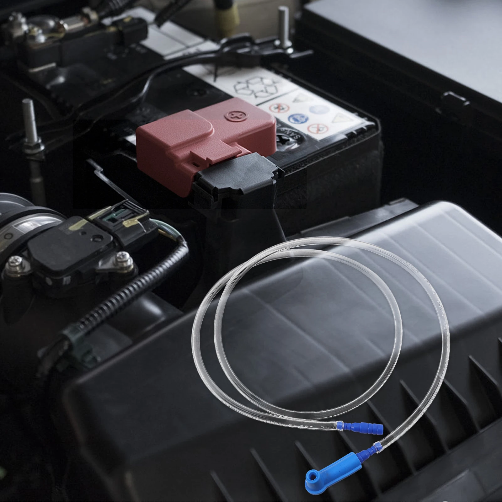 1 مجموعة سائل الفرامل النازف خرطوم عدة 130 سنتيمتر المطاط ABS المواد النفط ضخ أدوات دراجة نارية السيارات السائل تغيير نظام تنزف #5