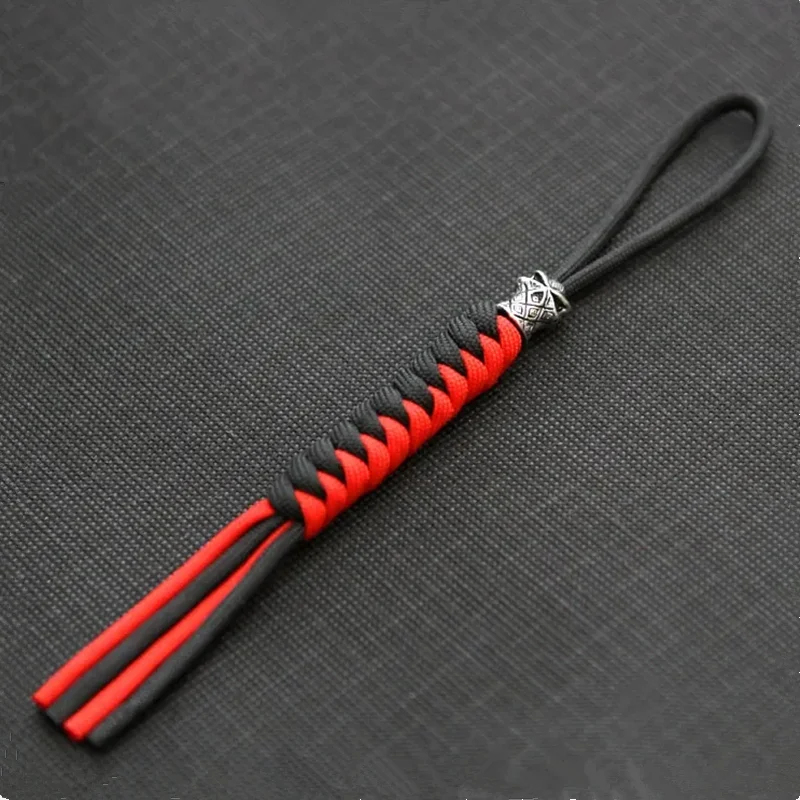 

Metal Skull Beads Hooded Ninja For Paracord keychain Knife Lanyard