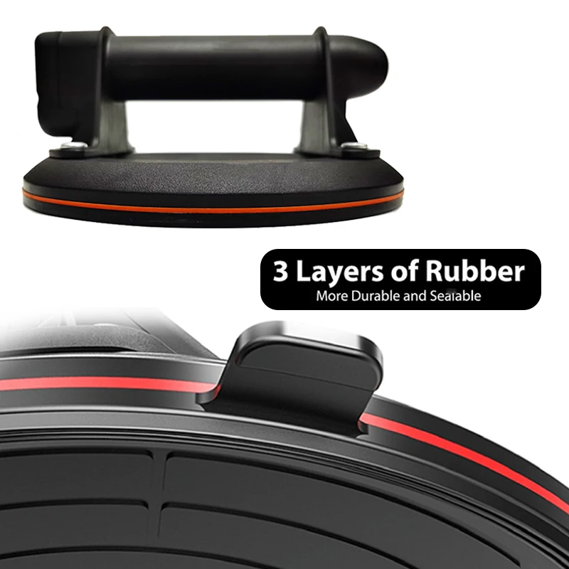 Ventosa sottovuoto per impieghi gravosi da 8'' con interfaccia di tipo C Potenza portante da 200 kg per la movimentazione manuale-elettrica da banco/marmo/vetro