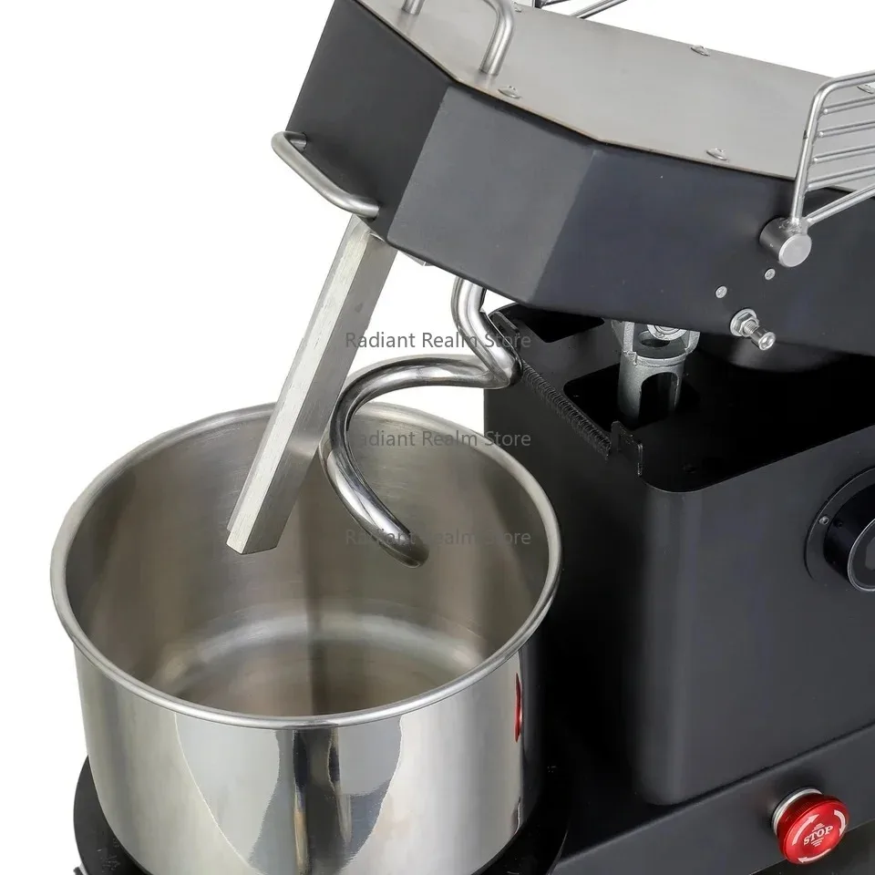 Mini-Tischmixer – 5 l/10 l/12 l/15 l Fassungsvermögen, 5 kg/3 kg Spiral-Brotteigmixer mit Zubehör