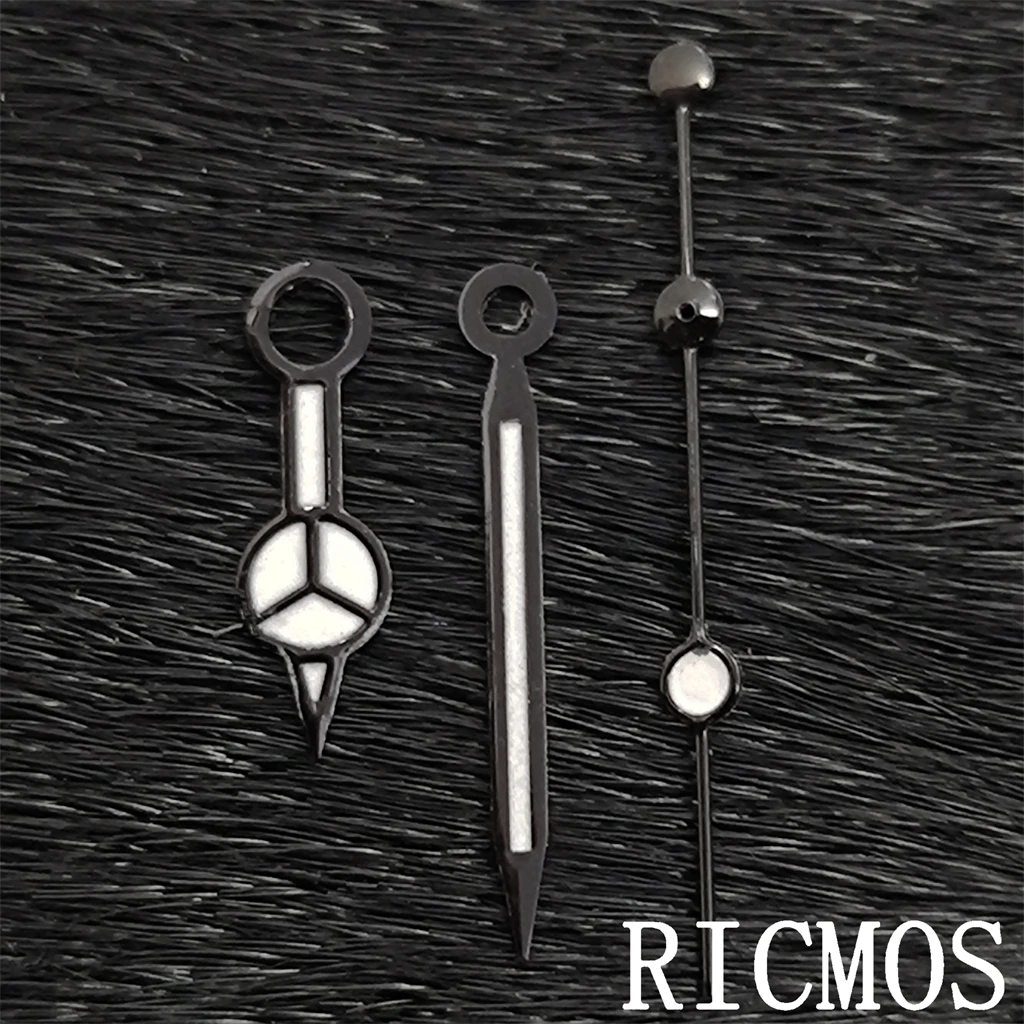 Watch Hands Black color Green Luminous hands Fit NH35 NH36 Miyota 8215 DG 2813 ETA 2824 2836 Movement Replacement Parts