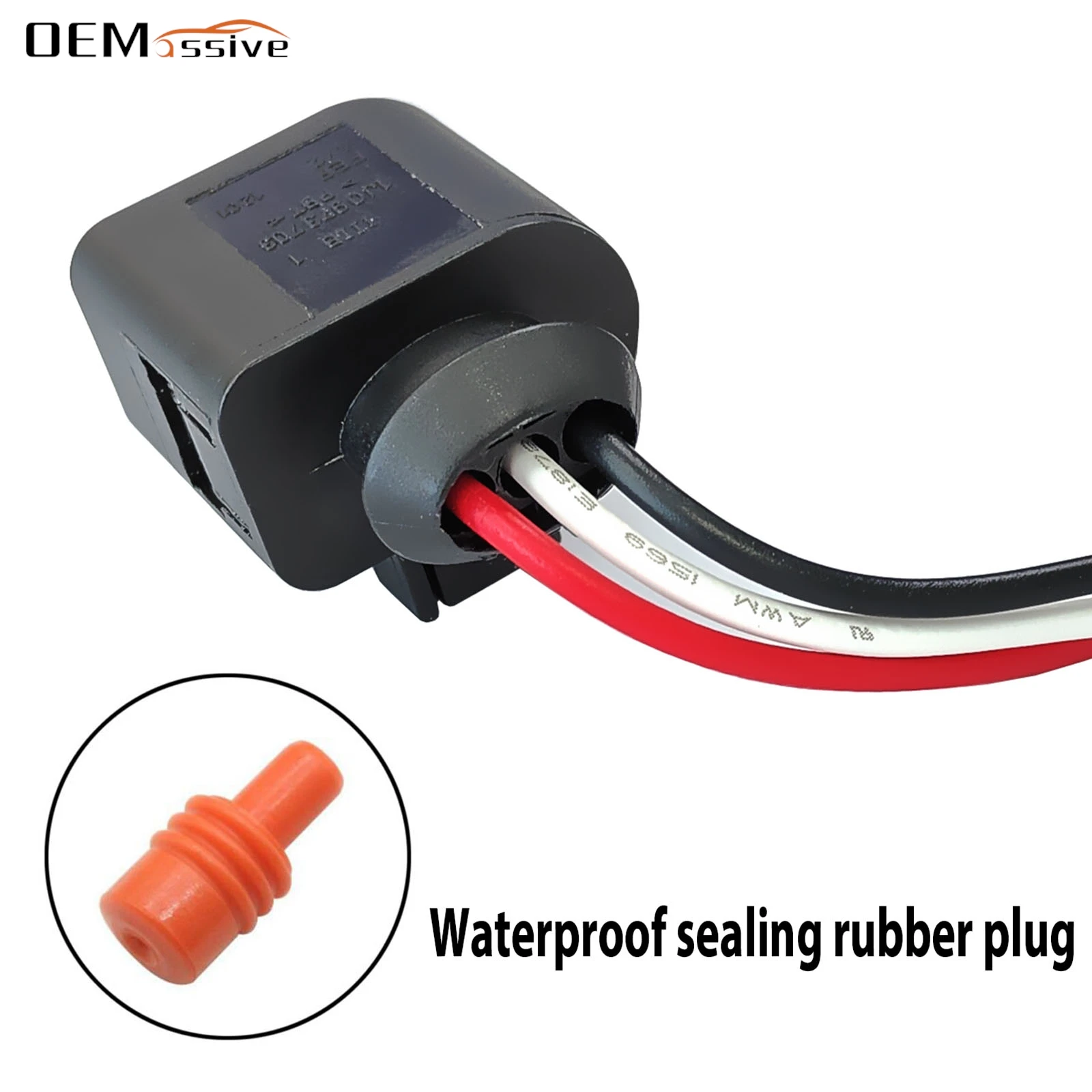 2 шт. 1J0973703 для VW Golf Jetta Tiguan Touran Caddy Passat Polo Sharan T5, разъем датчика кулачка положения распределительного вала 3D0973703