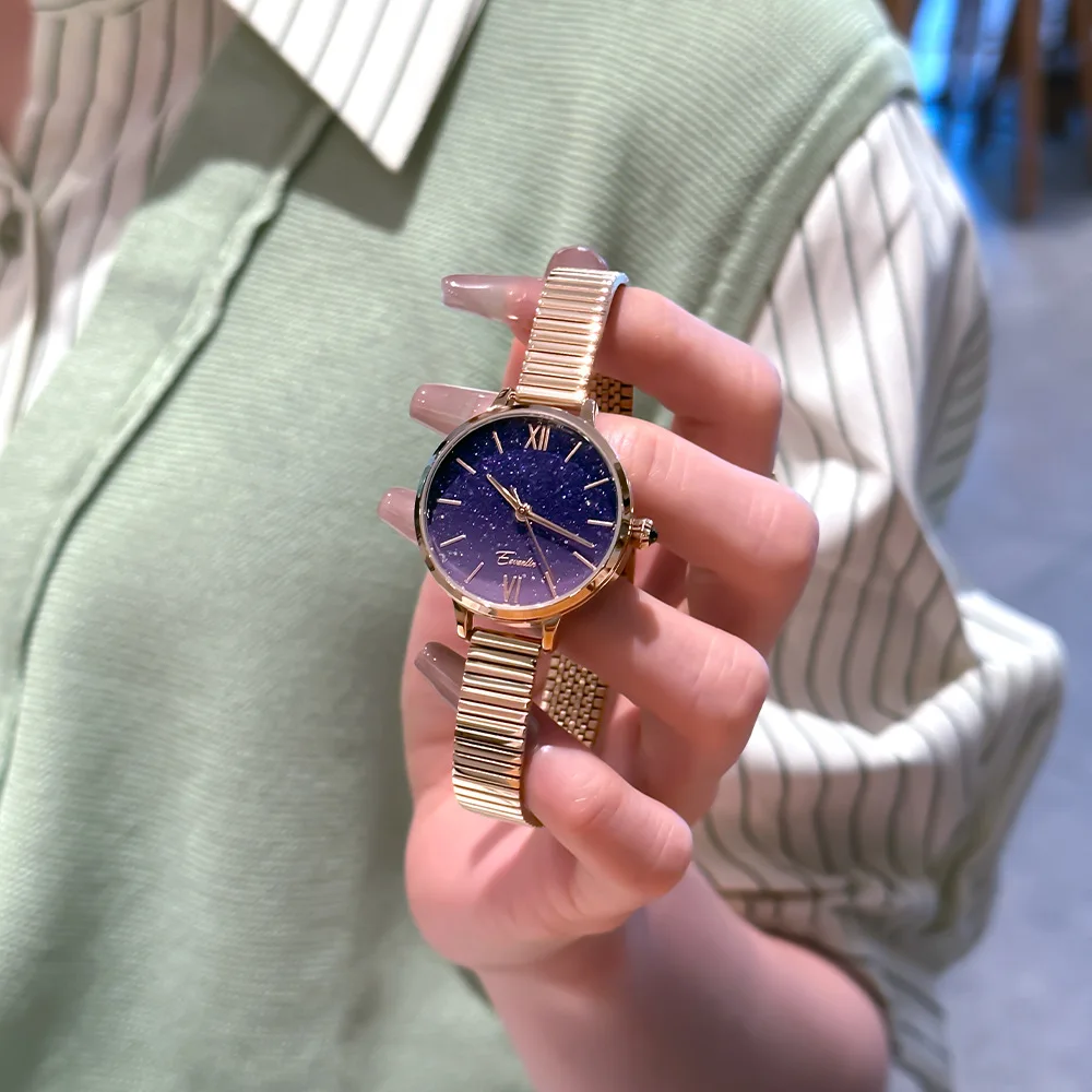 

Trendy Women'S Watches, Elegant Quartz Watches With Gradient Finishes, Sophisticated And High-End, Perfect As A Gift For Women.