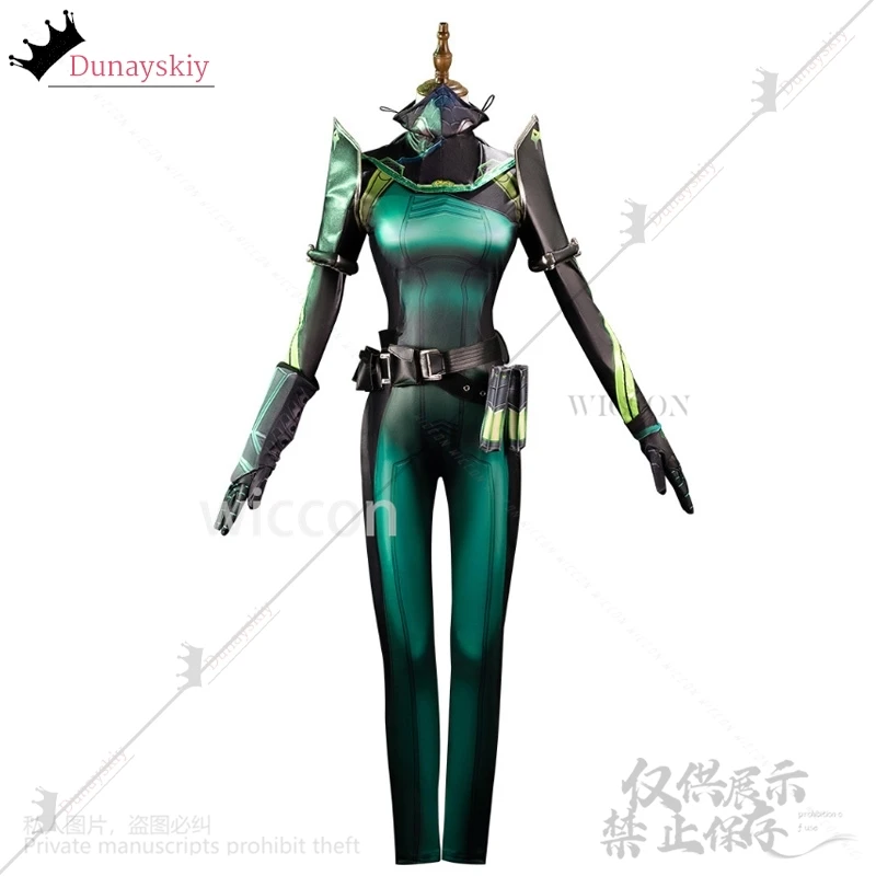 Viper-Cosplay de Anime, mono de serpiente VALORANT, pelucas de uniforme sexys para Halloween, fiesta de Navidad, juego de rol personalizado para niñas y mujeres