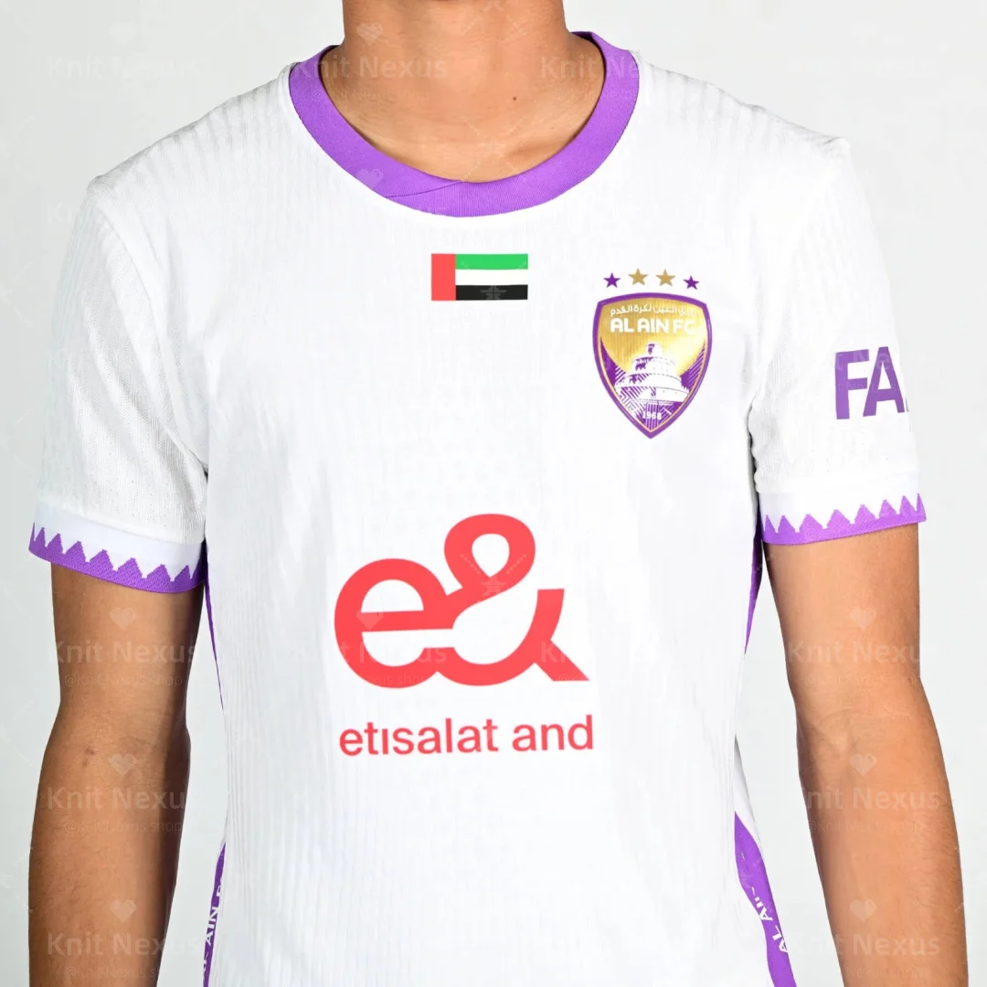 

25-26 UAE Pro League Al Ain FC GK футбольная майка Осенняя спортивная быстросохнущая мужская футболка Детская одежда Футболка Y2k Woman