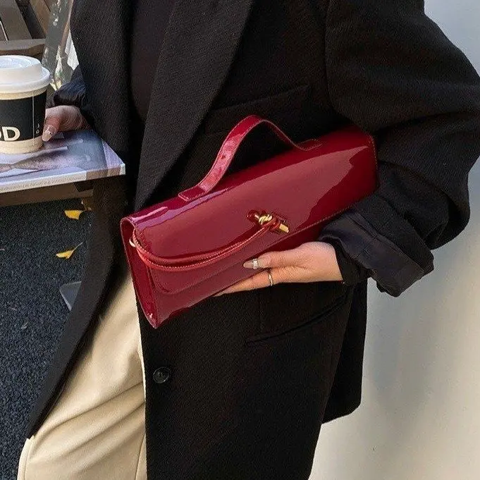 

Премиальная текстурированная сумка кросс-боди, маленькая структурированная квадратная модель, со съемным ремешком, с полированной фурнитурой, современный базовый аксессуар, новинка 2026 года