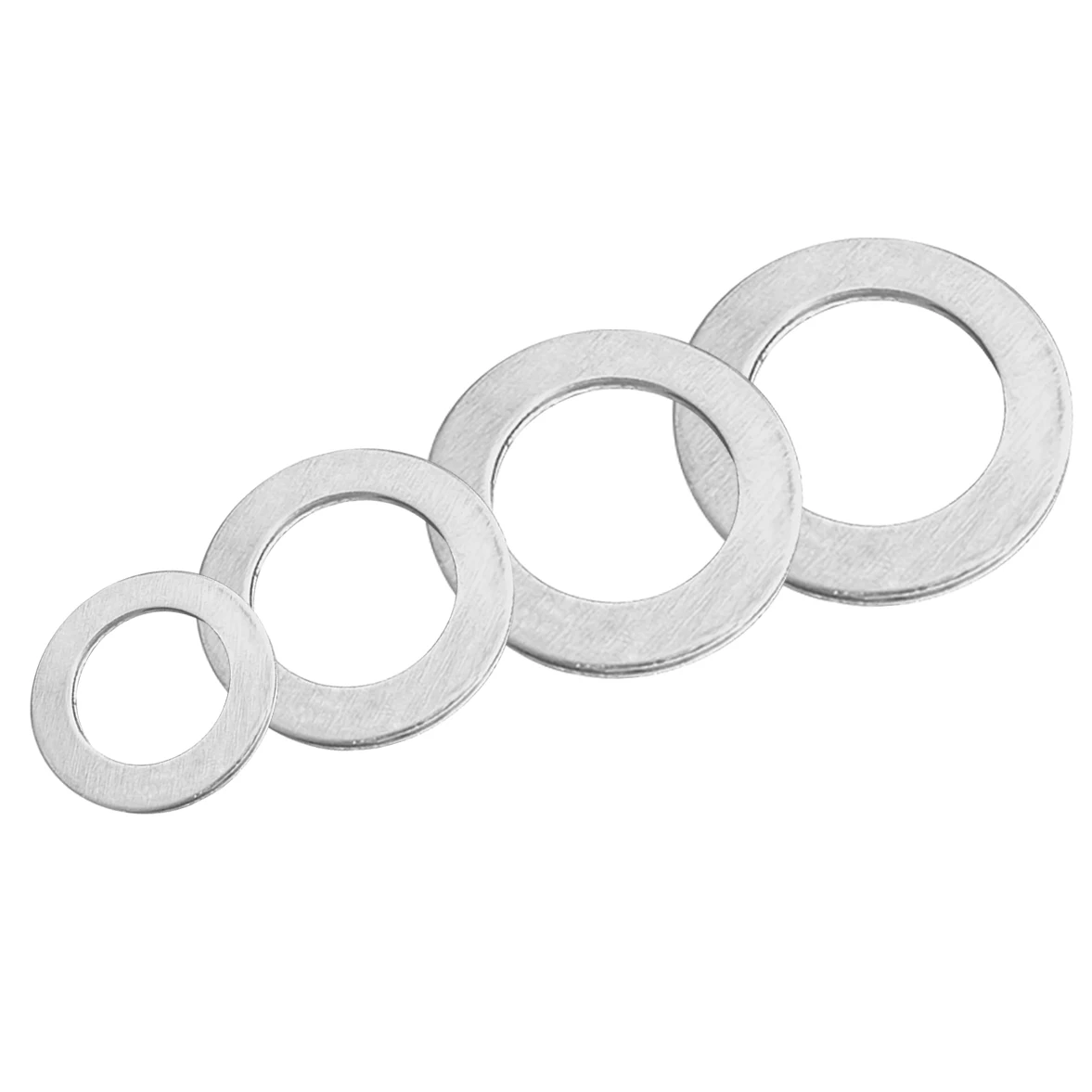 

100/50/30PCS Aluminum Flat Washer M5 M6 M8 M10 M12 M14 M16 Ring Gasket Rings Seal Plain Spacer Washers Fastener