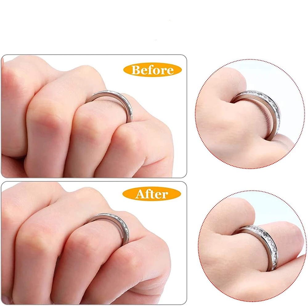 Ring Size Adjuster For Loose Rings Invisible Reducing Gasket Transparent  Ring Spacer Ring Guards For Women Loose Rings 4 Colors