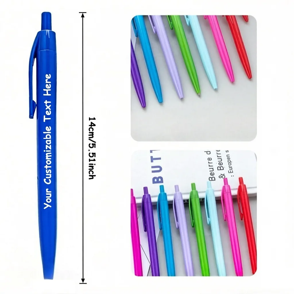 30/50PCS Retractable Ballpoint - Home Office Logo review and price