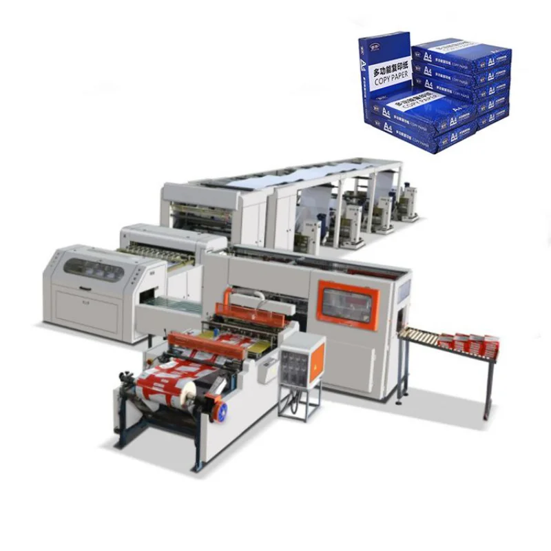 YG Fully Automatic A4 Size Paper Cutter Making Machine Office Daily Using Files A4 Paper Cut Sheet Cutting Machinery Price Sale