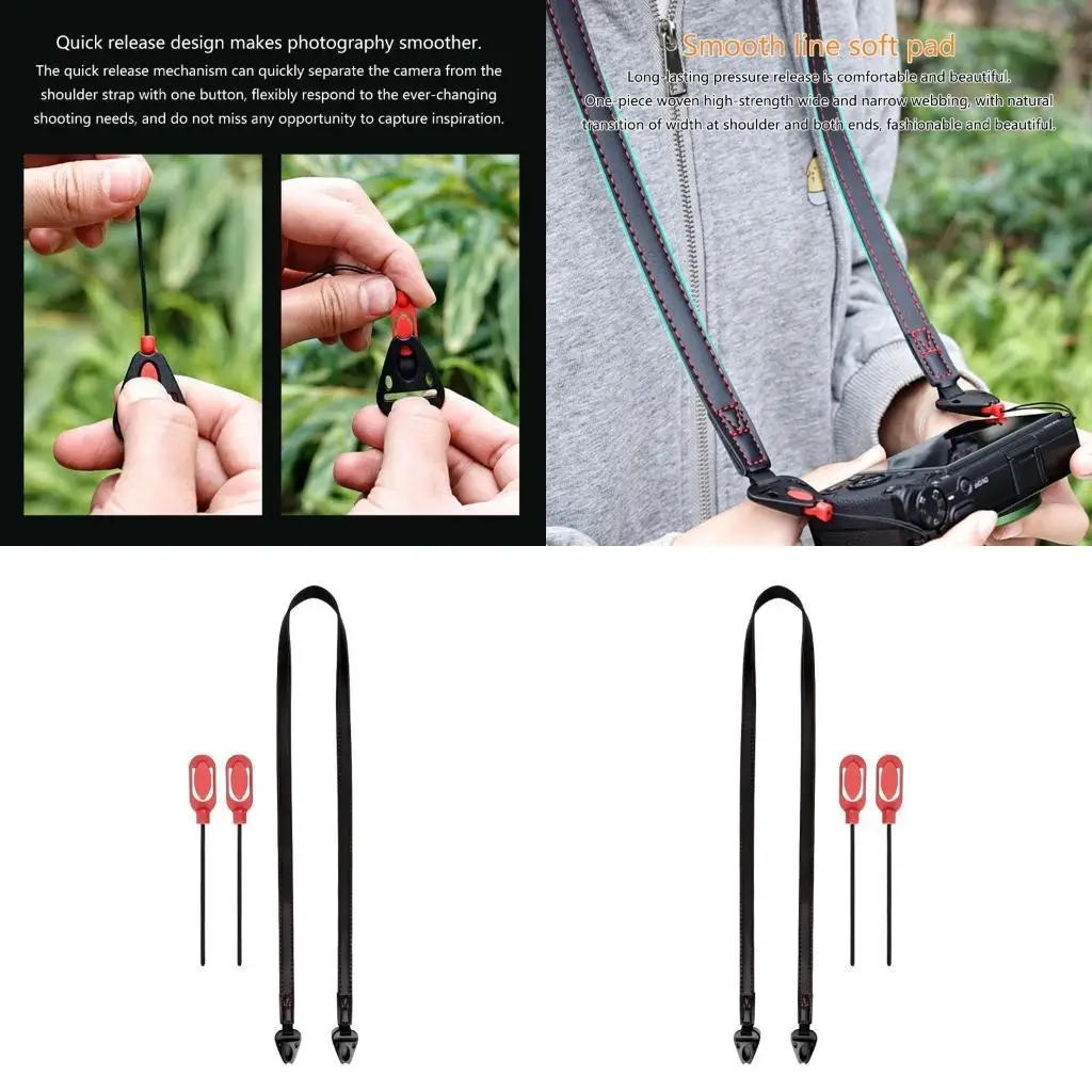 

R53C Ergonomic Shoulder Strap for Rapid Camera Attachment High Capacity Construction