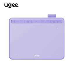 Tableta gráfica UGEE S640, tabletas de dibujo digital de 6,3x4 pulgadas, con lápiz óptico sin batería, 10 accesos directos, compatible con Android Windows Mac