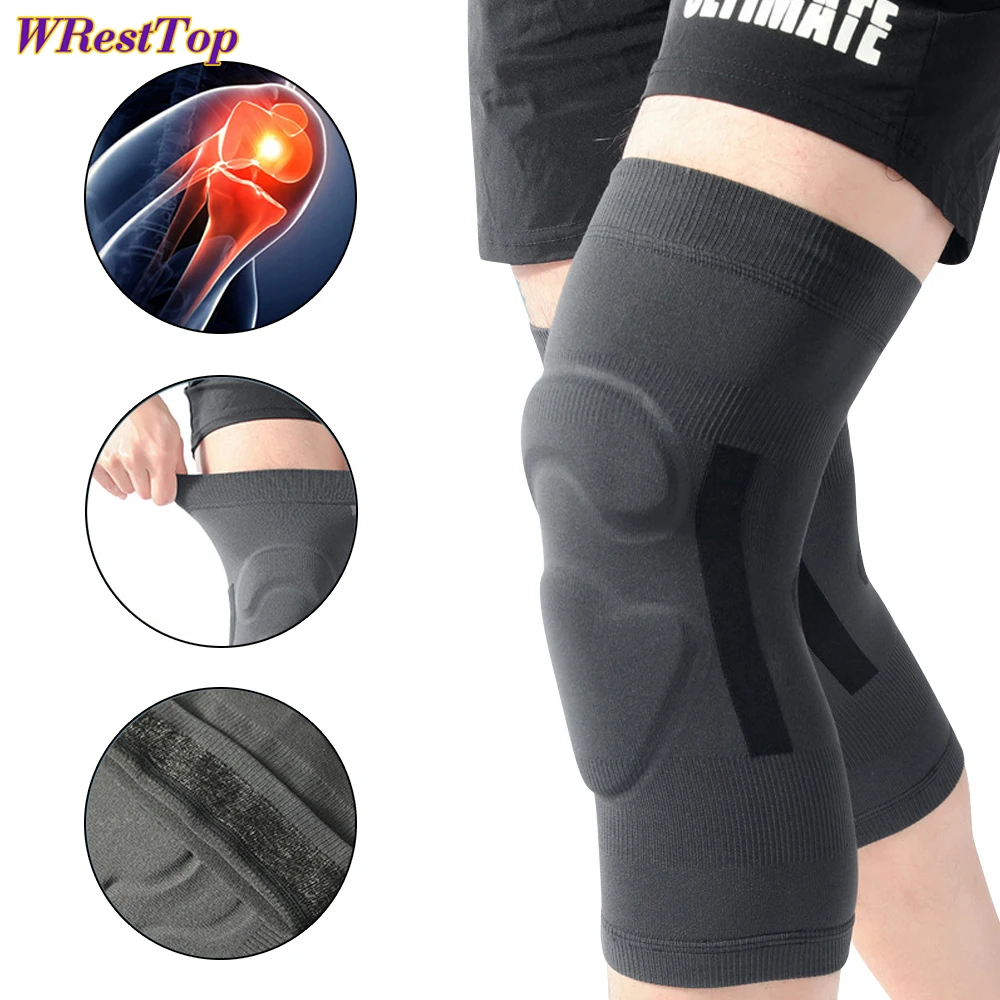 1Pair Knee Brace Support Sleeve for Men Women with Patella Gel Pads, Kneepads Joint Pain Relief, Meniscus Tear, ACL & Arthritis