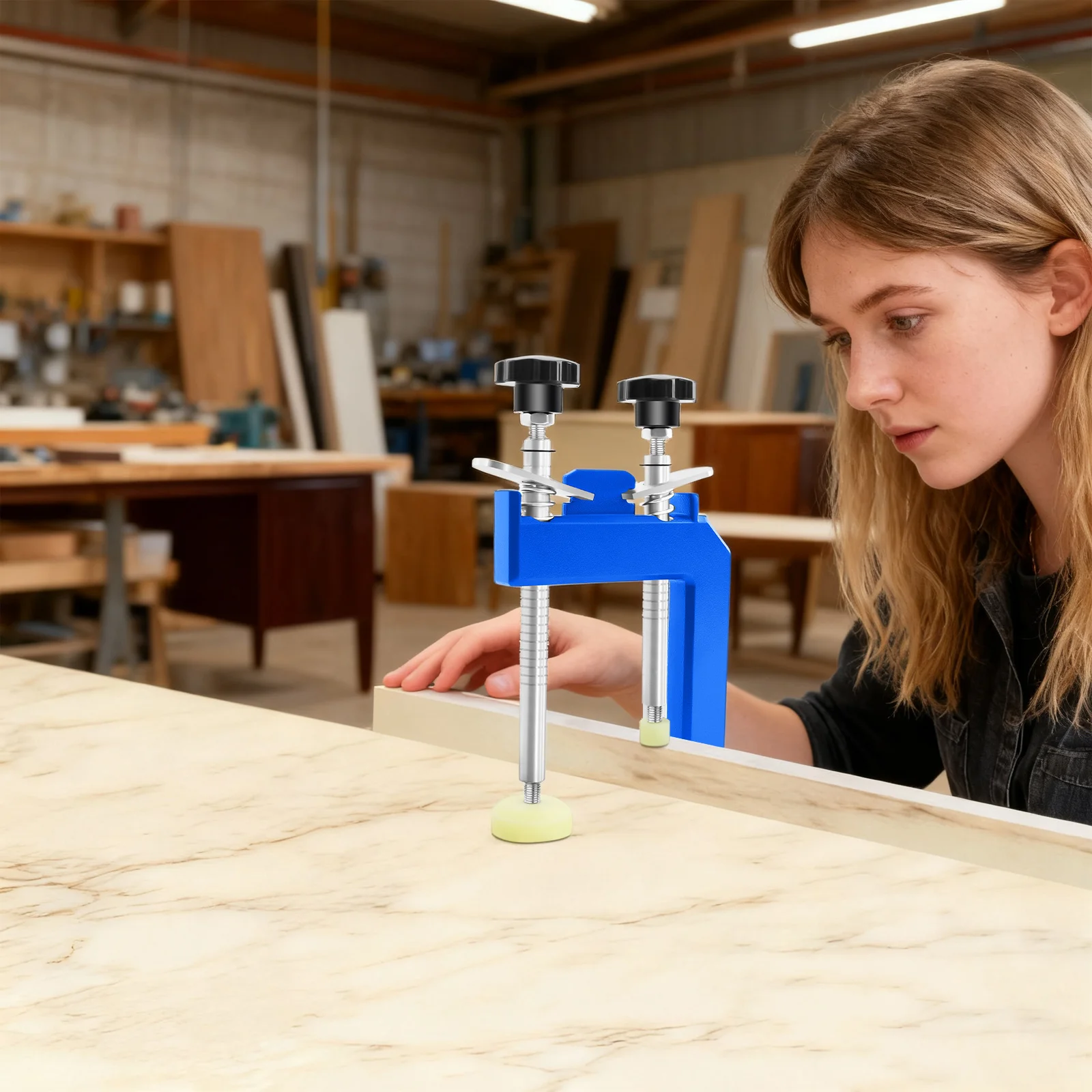 45 °   Morsetto per giunzioni per giunture, aste di serraggio regolabili, dispositivo per giunzioni per giunture in pietra, per giunzioni di pietre artificiali con pietra naturale