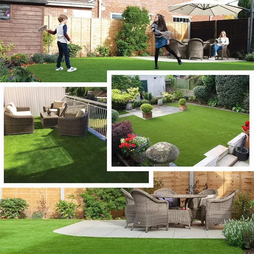 Artificial Grass Turf Lawn 7FTX12FT, 1.38