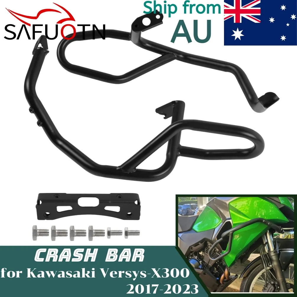 

for Kawasaki Versys-X 300 2017-2024 Engine Guard Highway Crash Bar Motorcycle Frame Protection Bumper for Versys X300