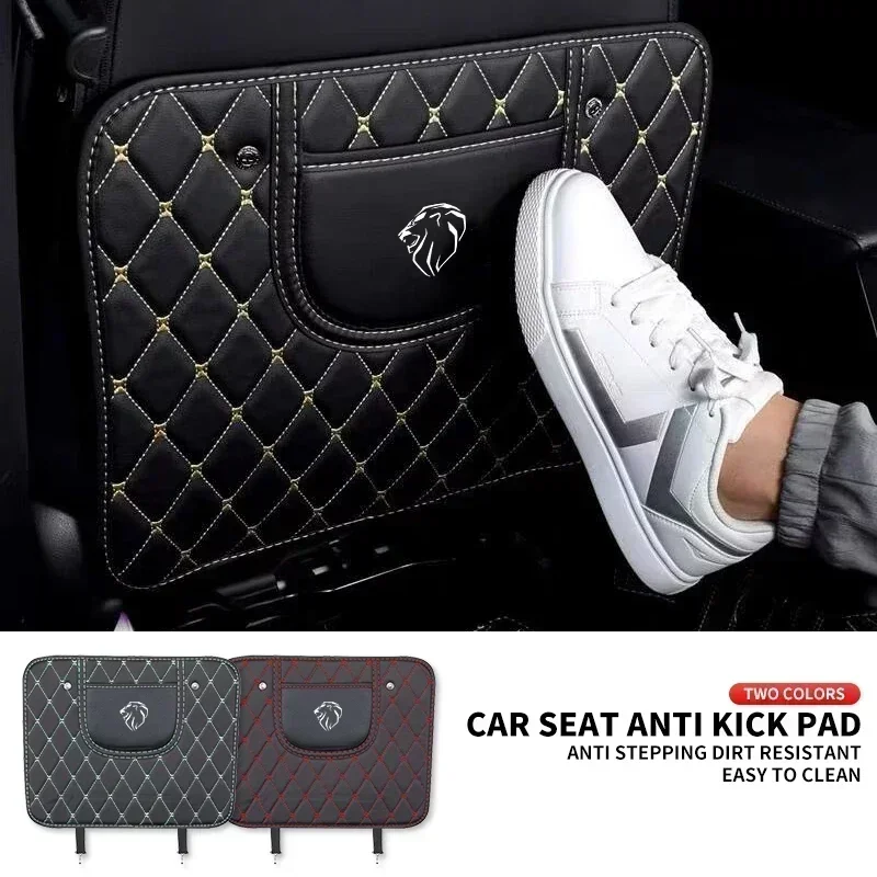 Car Seat Anti-Kick Pad Anti-wear Stain-Resistant Protection For Peugeot 307 107 207 407 408 308 206 406 507 508 1008 5008 3008