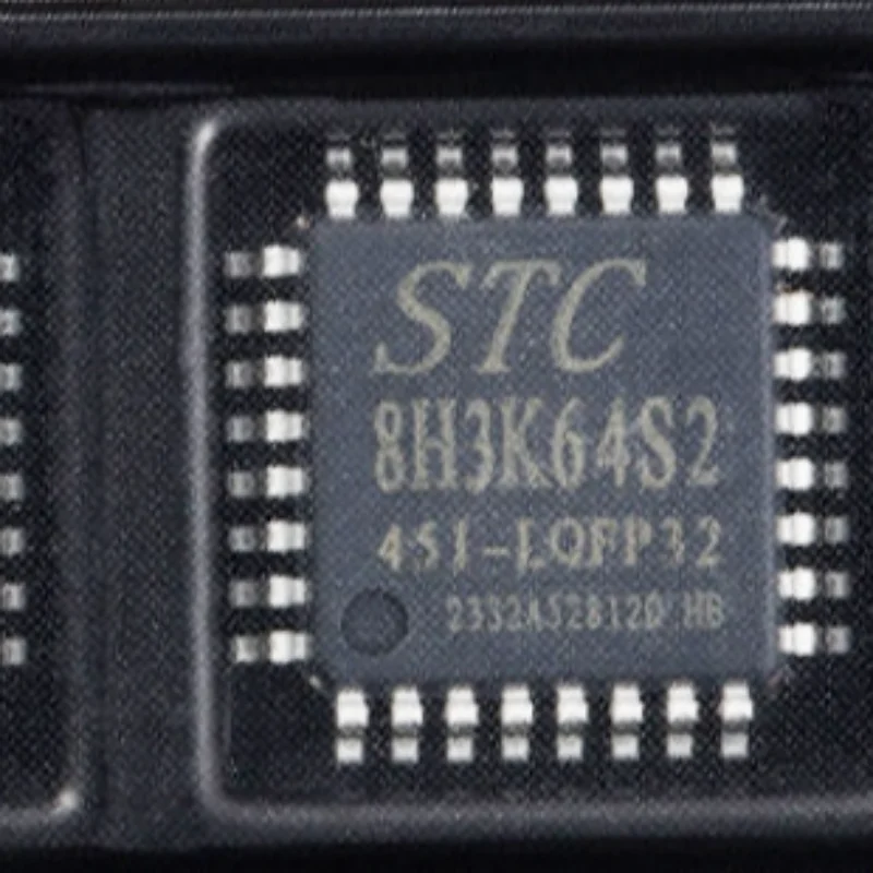 5pcs/lot 8H3K64S2 STC8H3K64S2-45I-LQFP32  NEW Original Genuine Chip Packing LQFP32