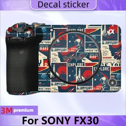 For SONY FX30 Camera Sticker Protective Skin Decal Vinyl Wrap Film Anti-Scratch Protector Coat ILME-FX30 FX 30