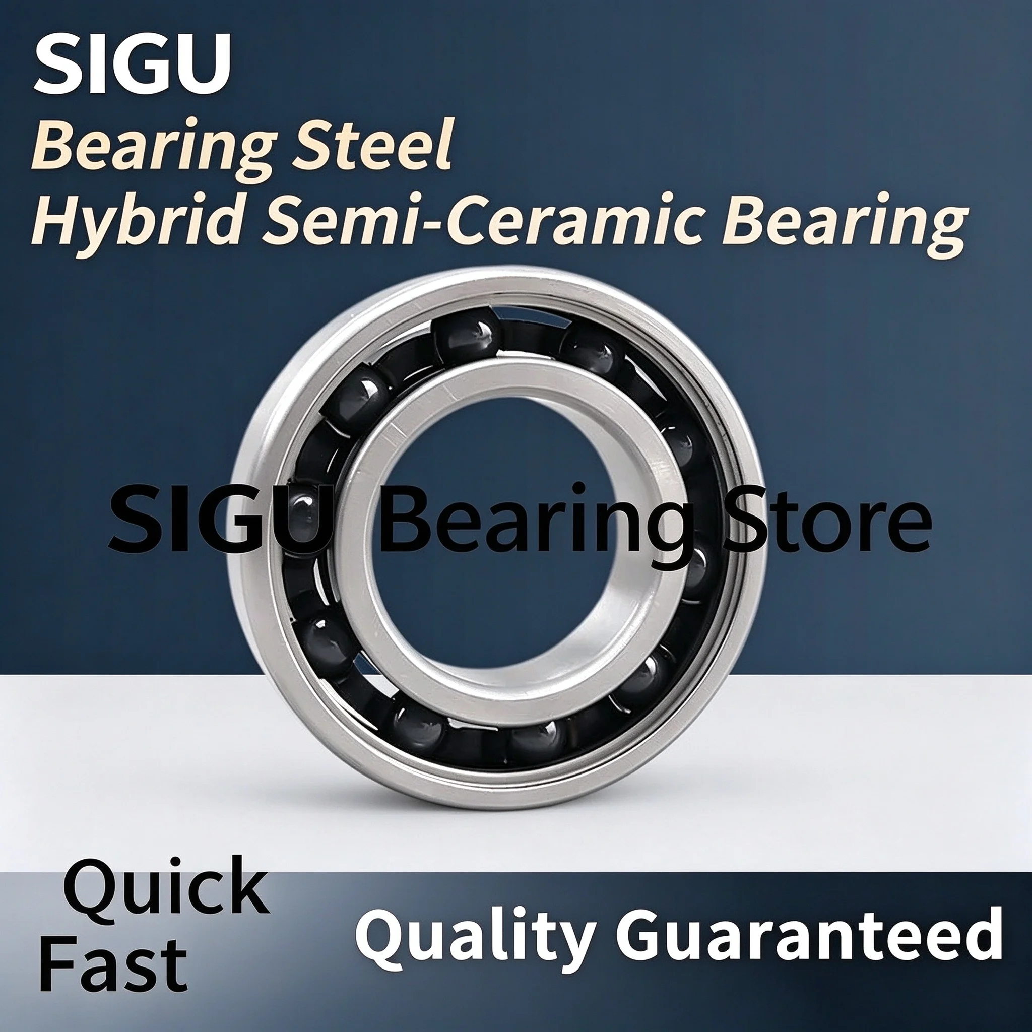 6912 6913 6914 6915 6916 6917 -2RS Thin-wall Bearing Steel Hybrid Semi-Ceramic Bearing